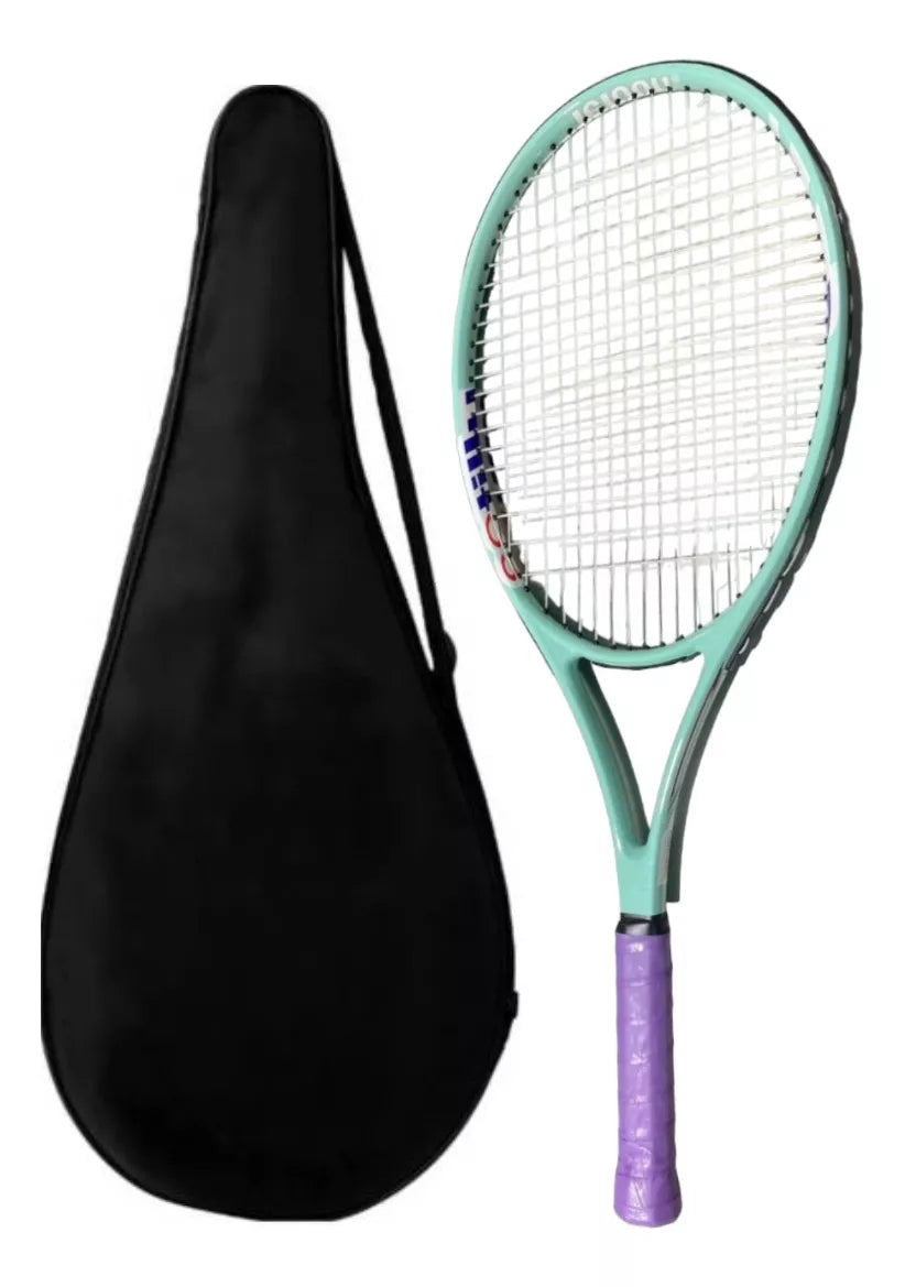 Raqueta De Tenis Adulto Aluminio Raquetas Tenis 69cm+funda
