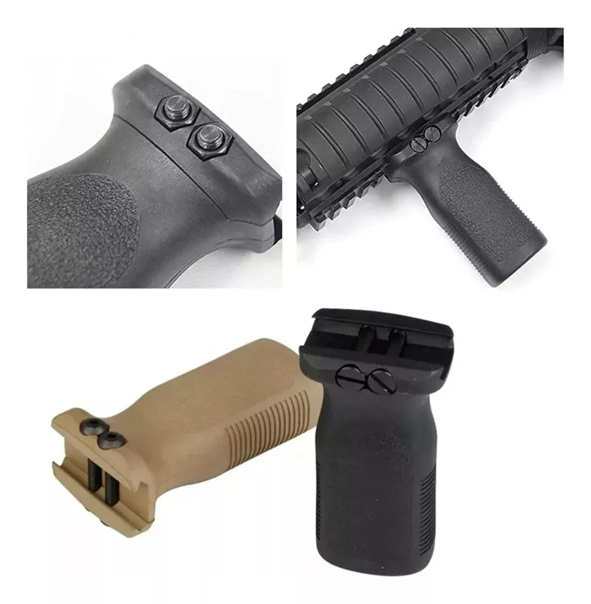 Grip Tactico Fusiles Airsoft Replica Grip Airsoft Paintball