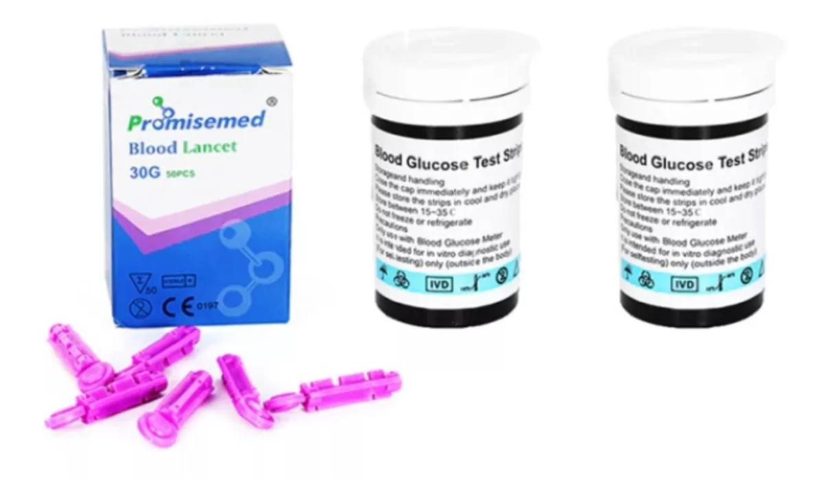 Glucometro Digital Lancetas Glicemia Glucómetro Medidor