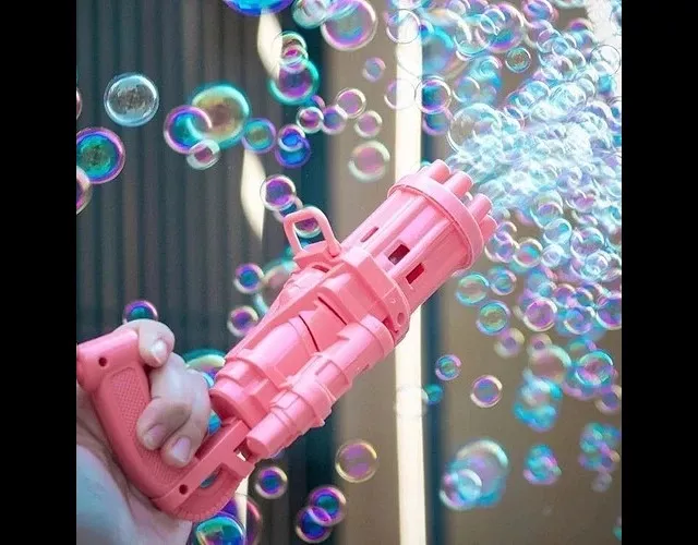 Pistola Lanza Burbujas Maquina Burbujas Pistola De Burbujas