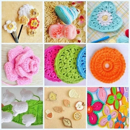 Set Crochet 100 Set De Crochet Palillos Tejer Kit Crochet Eg