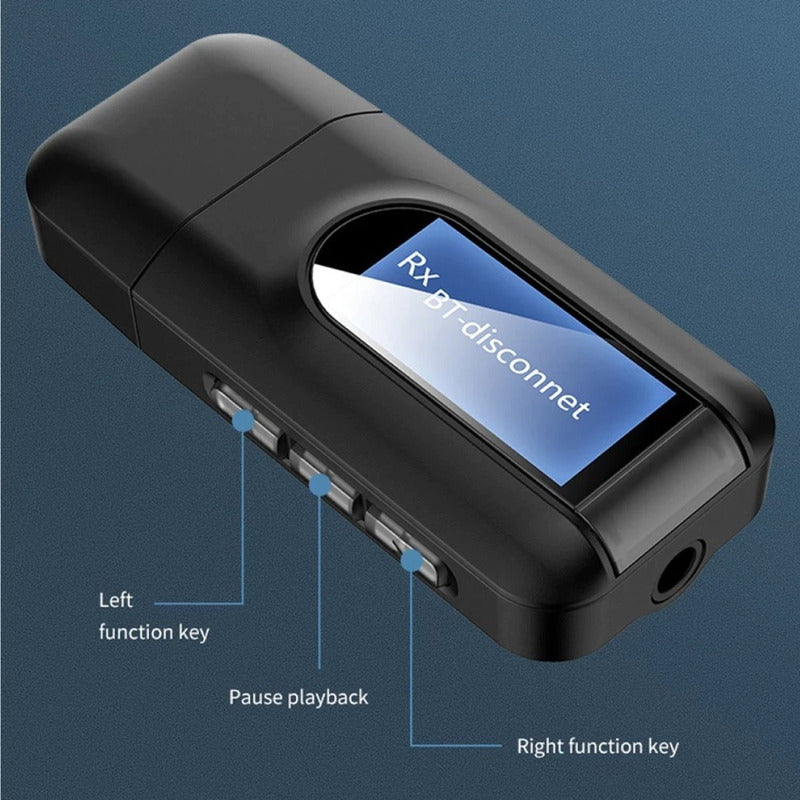 Emisor Receptor Bluetooth 5.0 Rx Tx T11 2 En 1 Transmisor D