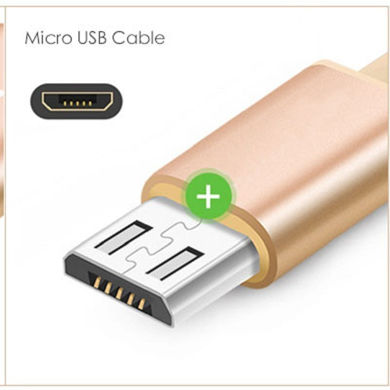 Cable Carga Rapida Cable Usb A Micro Usb Cable De Datos 1mt