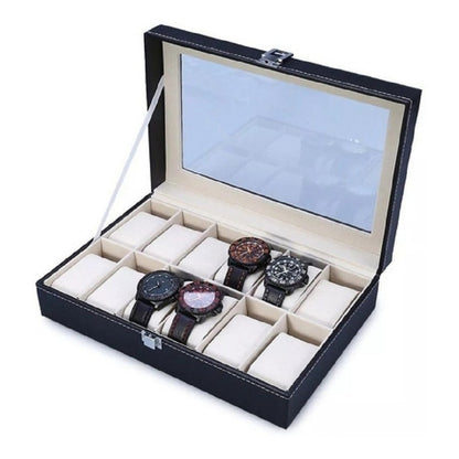 Pack Estuche Para Relojes Caja Organizador Relojes Relojeria