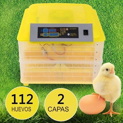 Incubadora Huevos Automatica Aves Encubadora 56 A 112 Huevos